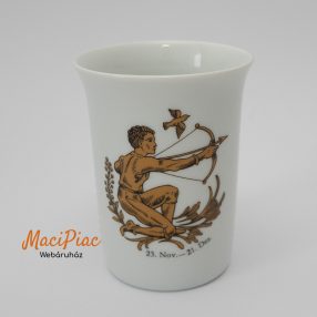   Porcelán nyilas 23.nov-21.dec horoszkópos pohár ROYAL BAVARIA KPM Germany Handarbeit 