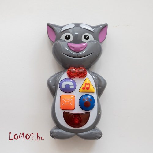 Talking Tom baba telefon, cica alakú, világít, zenél új