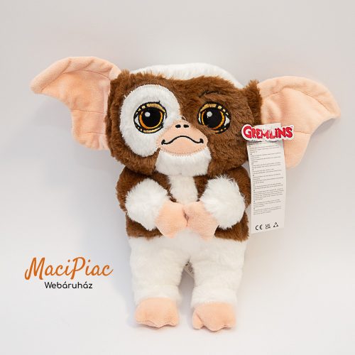 Retro THE GREMLINS Szörnyecskék plüss figura Eredeti GIZMO szép nagy hímzett szemekkel új