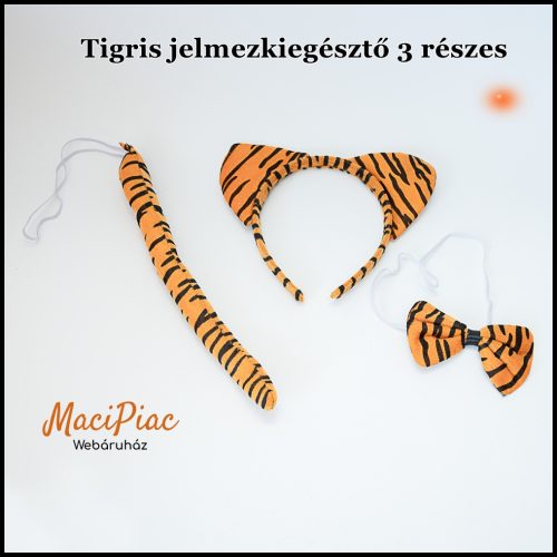 Tigris 3 részes jelmezkiegészítő új