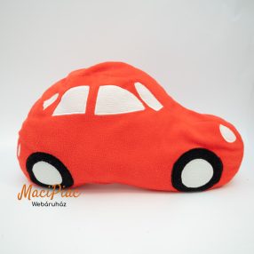 Plüss piros autó párna 