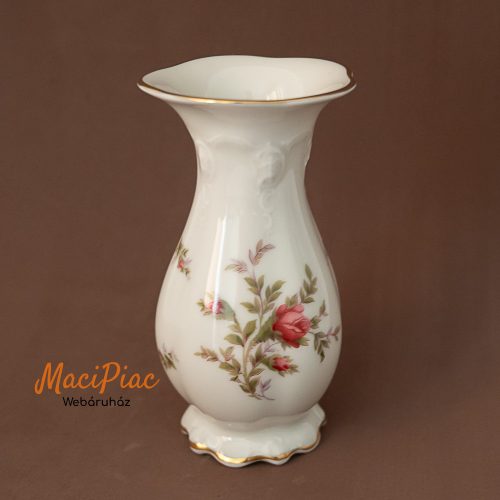 Rosenthal Germany Vase Moliere WIEN-SALZBURG porcelán kis jelzett Német váza rózsa mintával