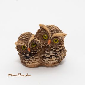 Mini figura, nipp baglyok, bagoly pár