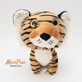   Aranyos Zoo állatok Pepco plüss csillogó szemű csíkos tigris