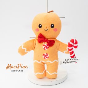   Plüss Mézi baba cukorkával PAWS karácsonyi kollekció (akasztahtó)