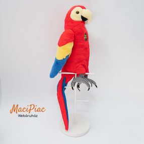   Plüss élethű színes papagáj arakanga magyarul vörös ara vagy sárgaszárnyú ara Palmitos Park Ravesden rushden 