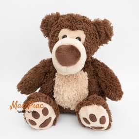   Mol-os plüss Big Nose barna maci puha, ölelnivaló ülve 35 cm (nagy)