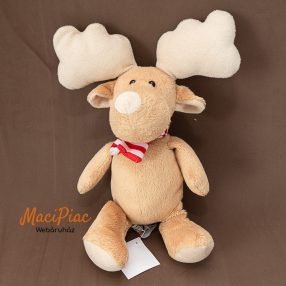   Kinder plüss szarvas csíkos sállal a nyakában (sima bundázatú)