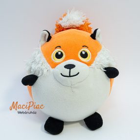   Szuper plüss Squishy Lassan emelkedő habosított kitömött narancssárga gombóc alakú róka