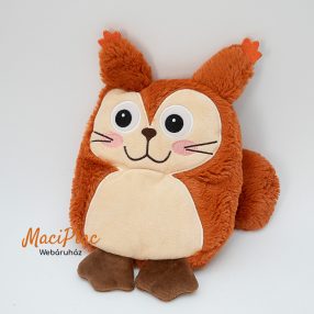 Plüss mókus melegíthető mikrózható
