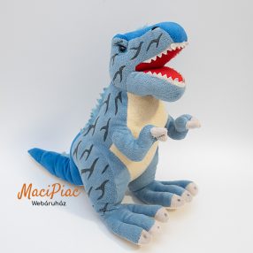   Nagyobb méretű plüss kék dínó, dinoszaurusz Ravensden Collection 