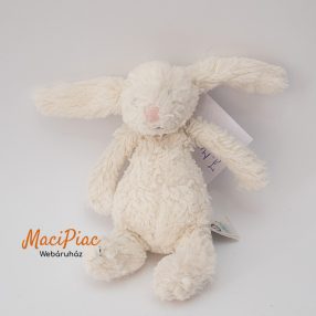  Plüss kicsi méretű használt fehér nyúl, nyuszi Jellycat