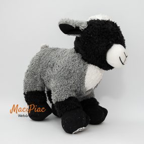   Plüss fekete szürke tarka kis élethű bari, bárány  BULID-A-BEAR WORKSHOP 