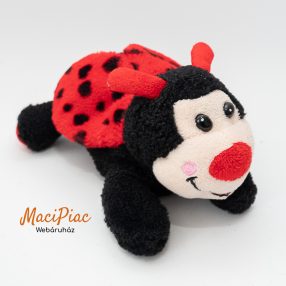 Plüss hasaló katica, katicabogár 