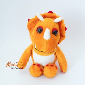   Kinder plüss dinó, narancssárga Triceratops dinoszaurusz plüss Nagyon ritka! Újszerű! 2022-es