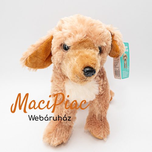 Plüss Penny Fogadj örökbe egy plüsst! 2025 tavaszi kutyák macskák sorozatból ZSÖMI a csillogó szemű barna golden retriever kutya, címkés új!