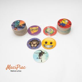   Chipicao korongok 25 Minion, 25 Gormiti, 7 Emoji, 1 Halloween Összesen: 58 db