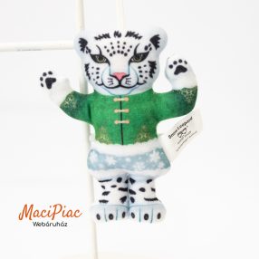   2023-as McDonald's The Masked Singer Snow Leopard plüss leopárd