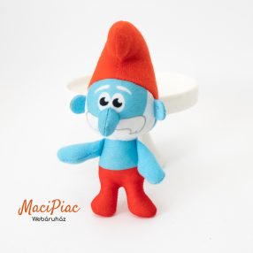   2022-es McDonald's Hupikék Törpikék Papa Smurf plüss Törpapa mesehős