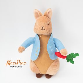 Eredeti Nyúl Péter nyuszi répával a kezében