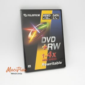tokban lévő bontatlan Fujifilm DVD + RW lemez