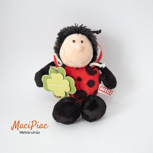 Plüss Nici Toys szerencsét hozó katicabogár