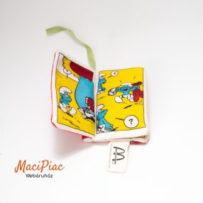   2002-es Peyo McDonald's Smurf Hupikék Törpikék plüss könyv