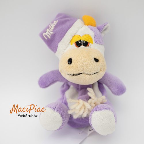 Plüss Milka tehén, boci, cipzáros tasakkal a hátán, pénztárca Régi!