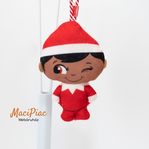 2022-es McDonald's The Elf on the Shelf A karácsonymanó meséje plüss elf