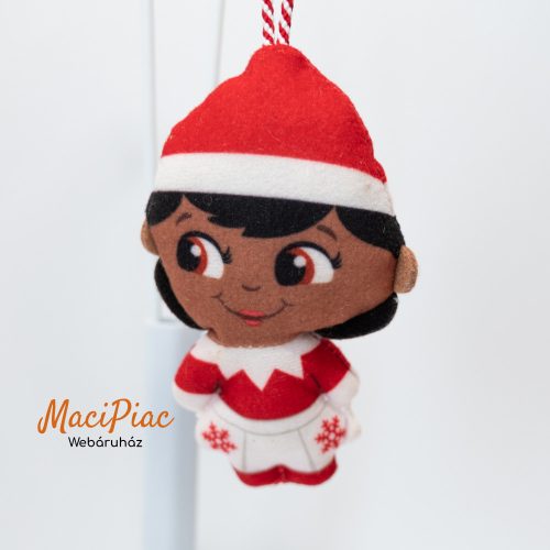 2022-es McDonald's The Elf on the Shelf A karácsonymanó meséje plüss elf