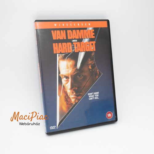 Hard Target (Tökéletes célpont) Widescreen angol DVD video action crime thriller film (angol,francia,olasz,német,spanyol,cseh szinkronnal)