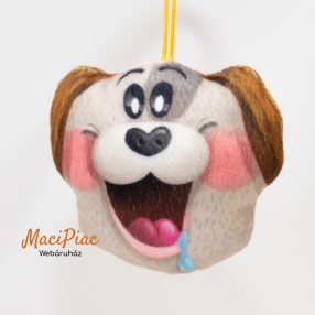   2017-es McDonald's Emoji Movie plüss Puppy, kutya mesehős