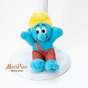   2000-es McDonald's Peyo Hupikék Törpikék plüss Natural 'Nat' Smurfling természet Törp 