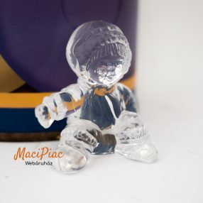 Vintage kislány üveg figura