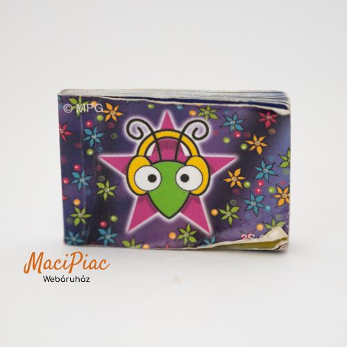 2006-os Kinder Pop Star Grillo flipbook mini pörgetős füzet, animációs füzet