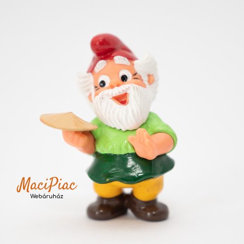 Kinder Die Kochenzwerg, The Cooking Dwarves, A főző törpék Pizza Paule figura 