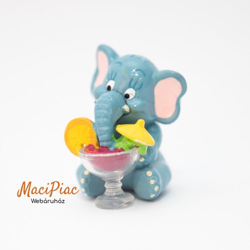 1995-ös Kinder Die funny fanten im cluburlaub strand elefántok Conny Cocktail figura