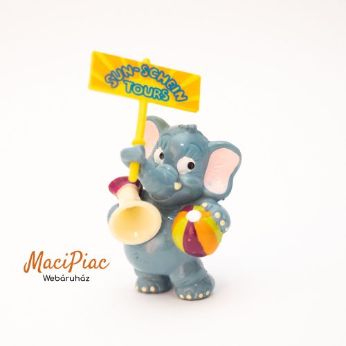 1995-ös Kinder Die funny fanten im cluburlaub strand elefántok Pauli Power figura