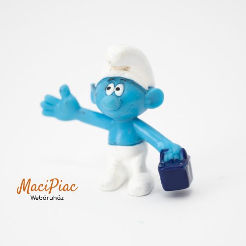 2009-as Albert Heijn: The Smurfs Shooping murf vásárló törp figura