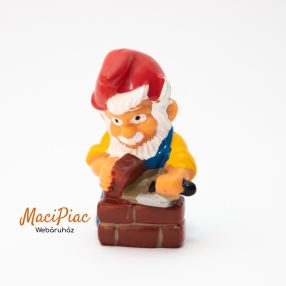   1992-as Kinder Die Zunft der Zwerge Maurer Ziegelstein kőműves törp figura