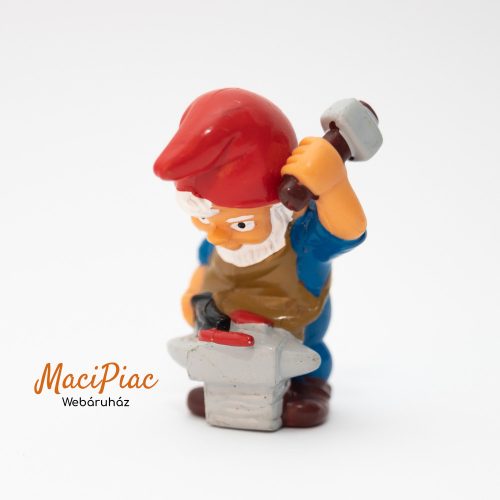 1992-as Kinder Die Zunft der Zwerge Schmied Eisenbart kovács törp figura