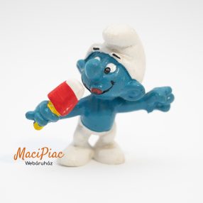  1978-as Peyo Smurf Hupikék Törpikék Ice cream Smurf fagylaltos törp Pvc figura