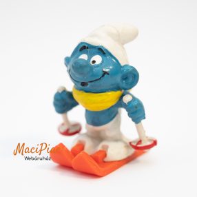   Peyo Smurf Hupikék Törpikék Skier Smurf síelő törp Pvc figura