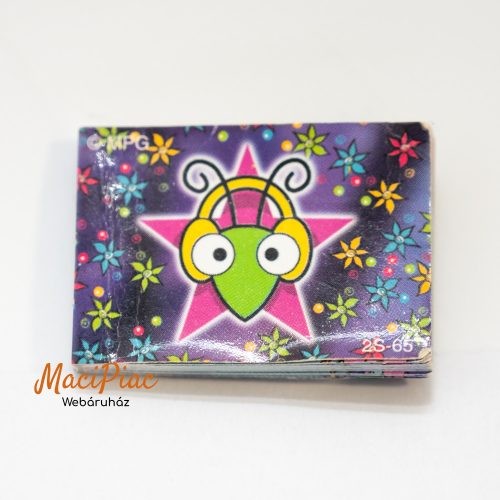 2006-os Kinder Pop Star Grillo flipbook mini pörgetős füzet, animációs füzet
