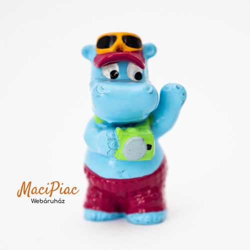 1992-es Kinder Happy Hippos on the Dream Ship Tele Toni fotós víziló figura