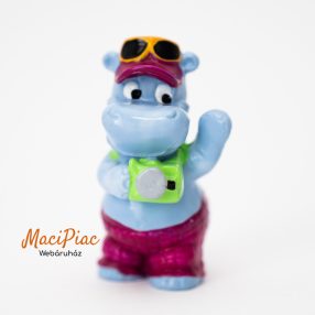   1992-es Kinder Happy Hippos on the Dream Ship Tele Toni fotós víziló figura