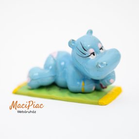   1992-es Kinder Happy Hippos on the Dream Ship Babsy Baby napozó víziló figura