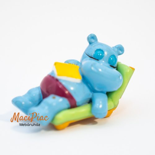 1992-es Kinder Happy Hippos on the Dream Ship Dreamer alvó víziló figura