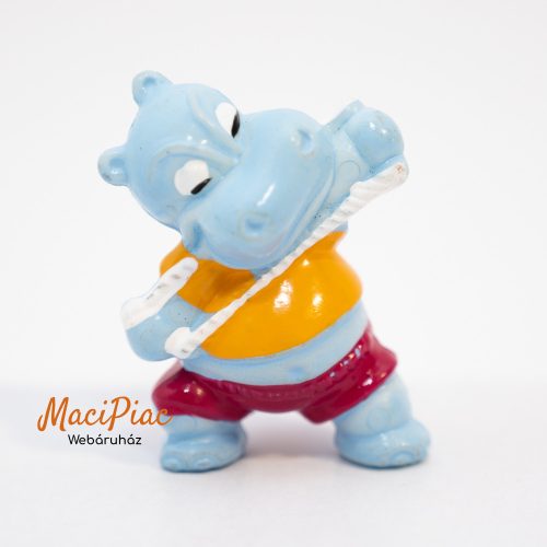 1991-es Kinder Happy Hippos Fitness Fiver, Hippopotami Pudding Paul víziló figura