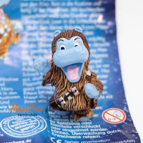   2002-es Kinder Happy Hippos Star Wars, Aubacca Chewbacca víziló figura BPZ papírral